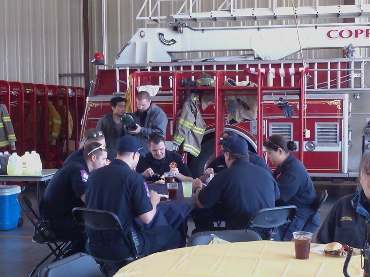 Barbecue luncheon